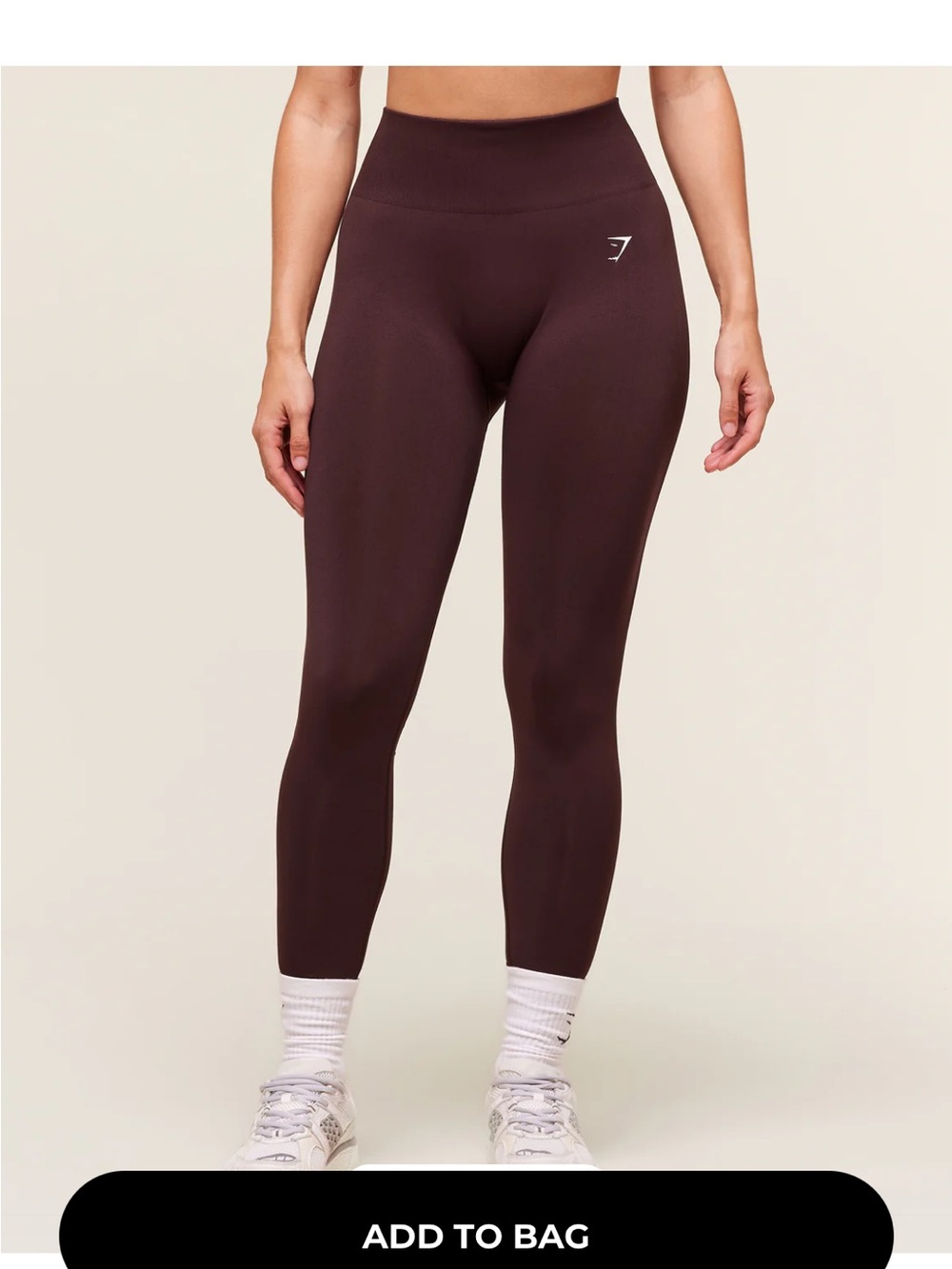 Gymshark every day Seamless High-Waist Leggings in Dark Brown